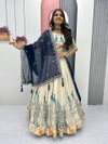 PC 480 Pure Tissue Silk With Heavy Thread & Sequence Work Lehenga With Choli Dupatta Wholesalers In Delhi